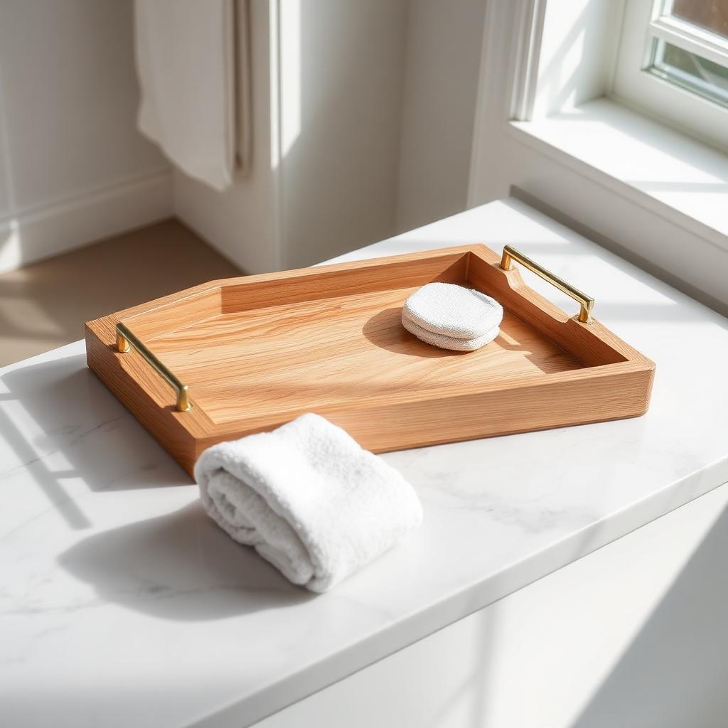 Wood Bath Tray