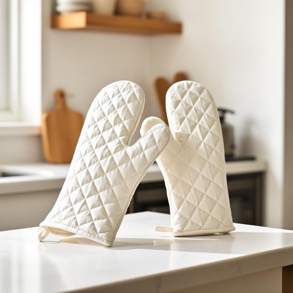 Quilted Oven Mitt Pair