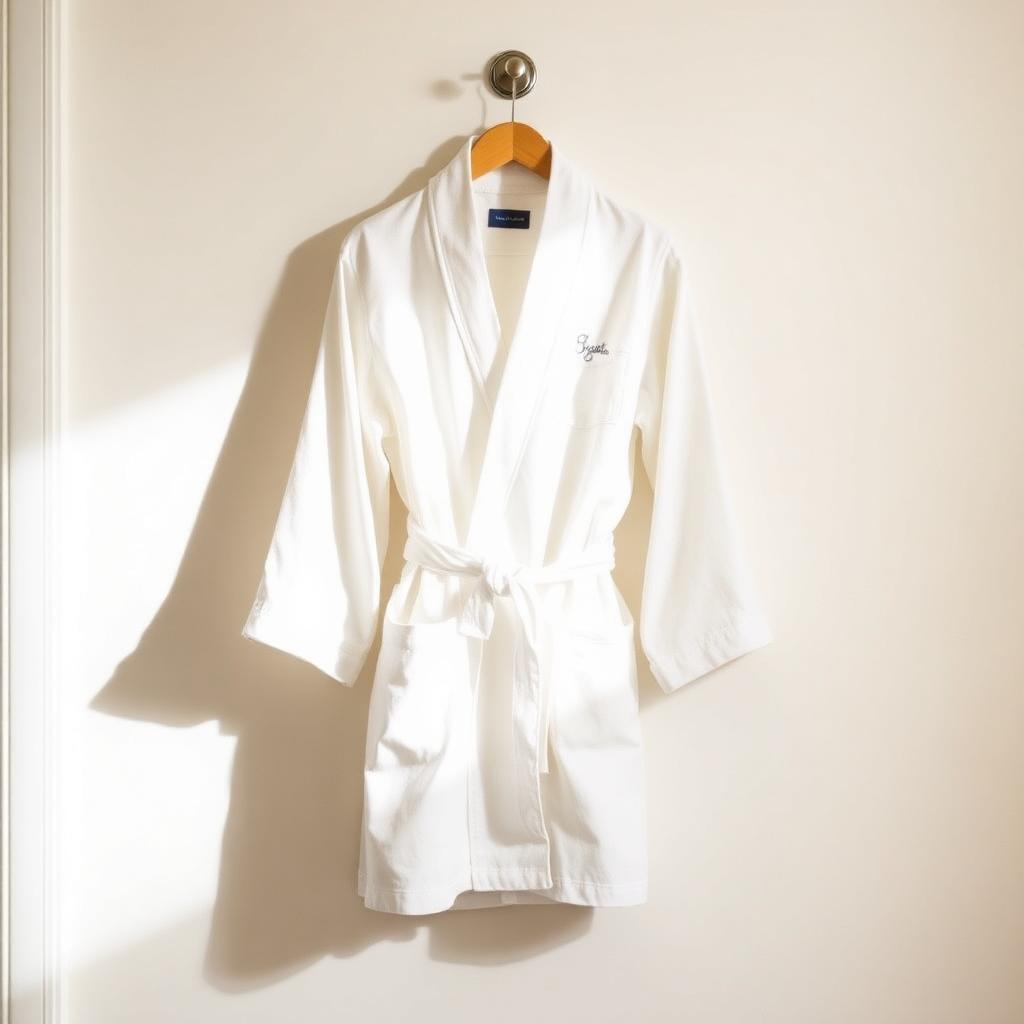 Monogram-Ready Cotton Robe