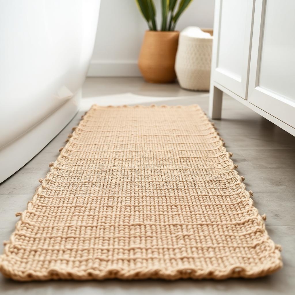 Linen Bath Rug