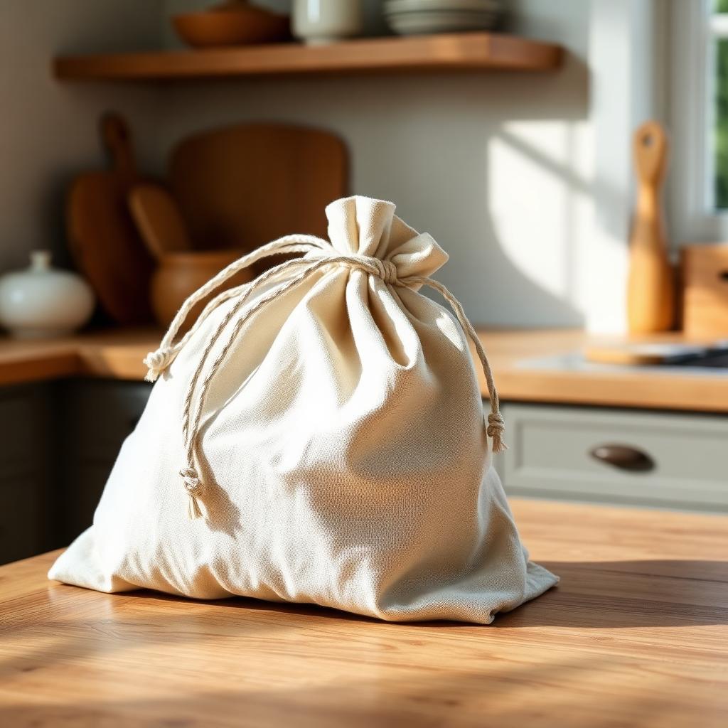 Linen Bread Bag
