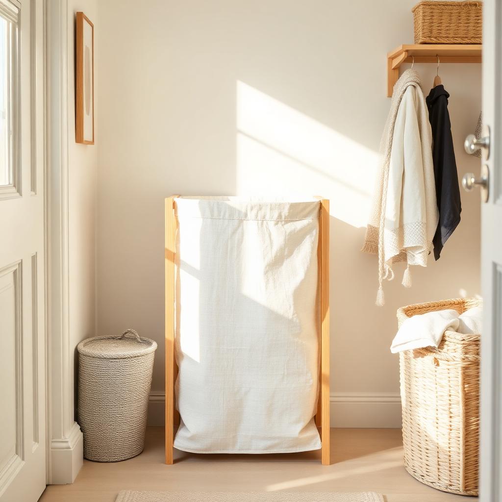 Tall Linen Hamper