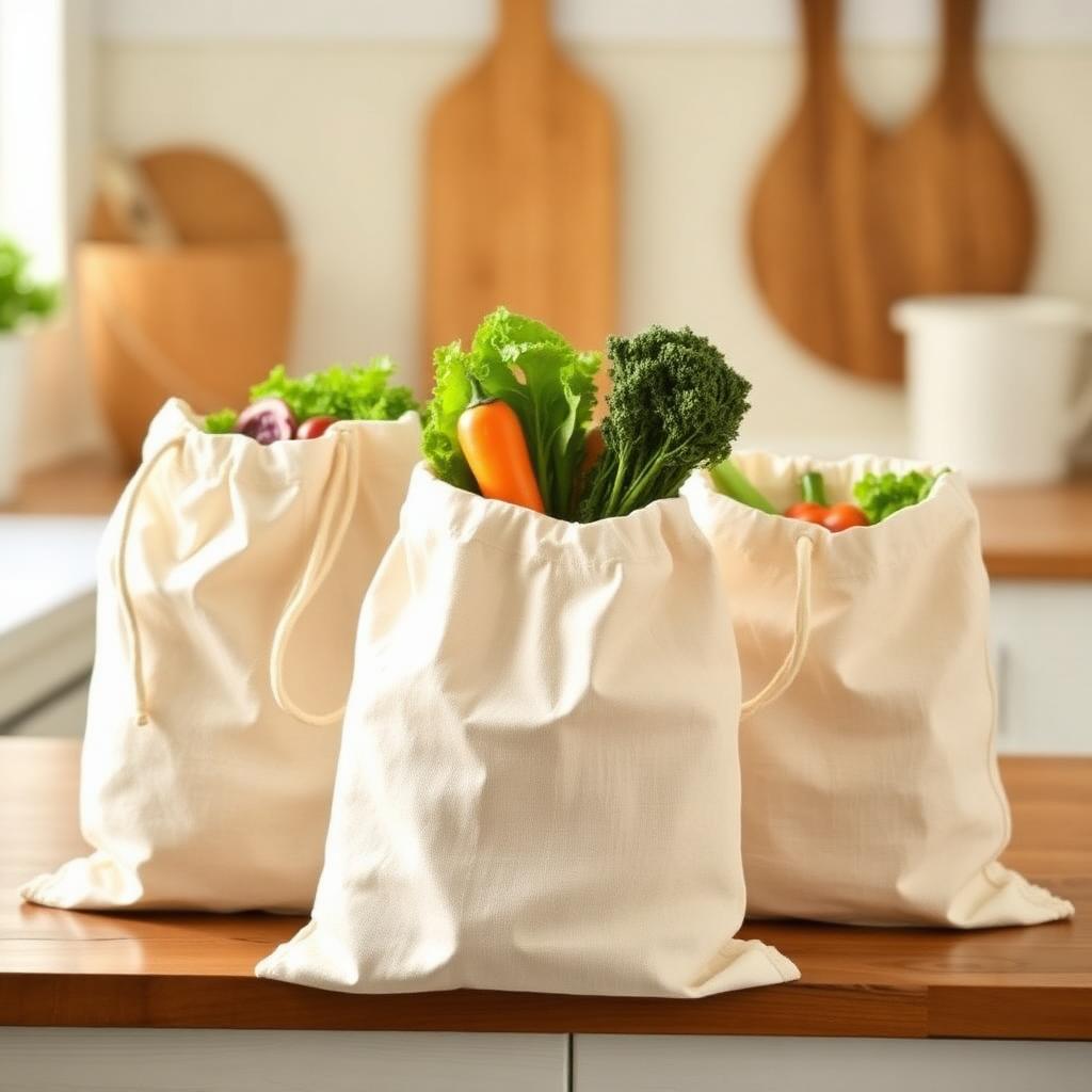 Linen Produce Bag Set of 3