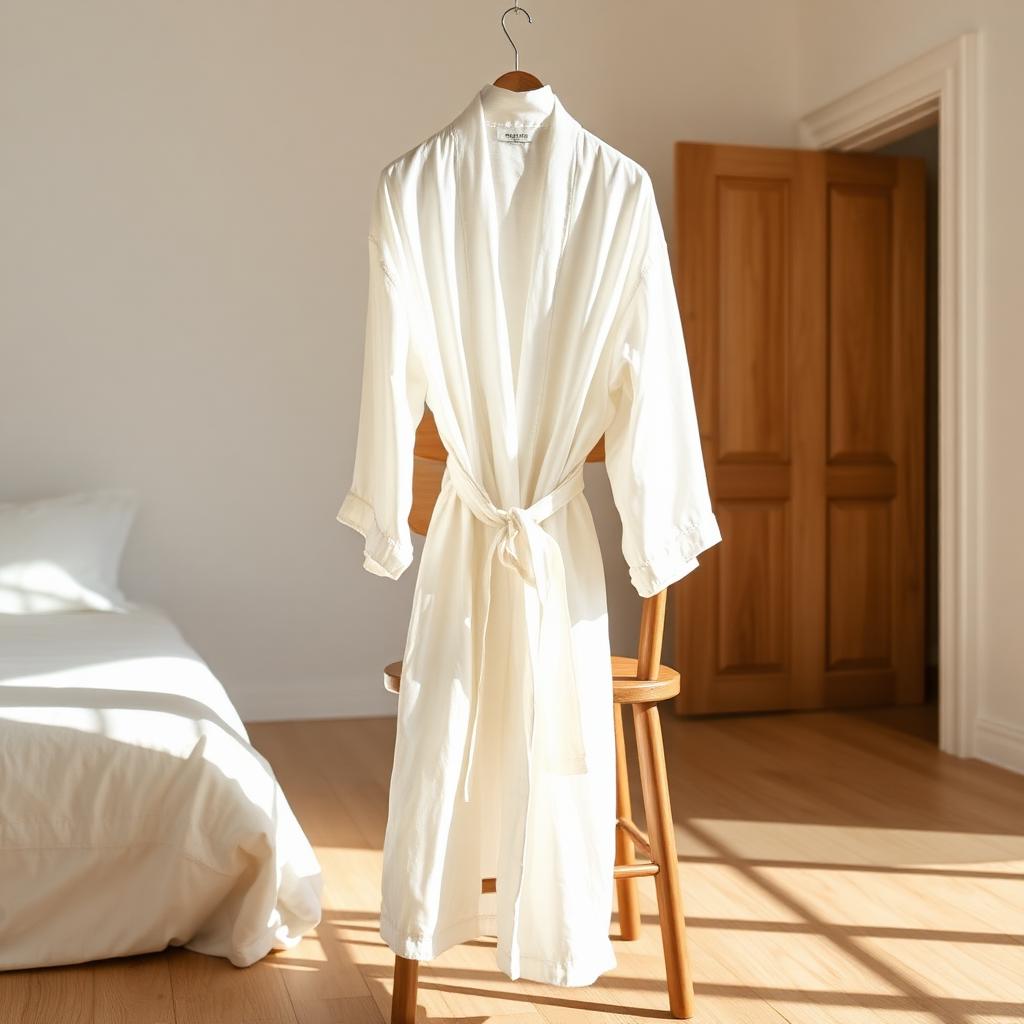 Washed Linen Robe