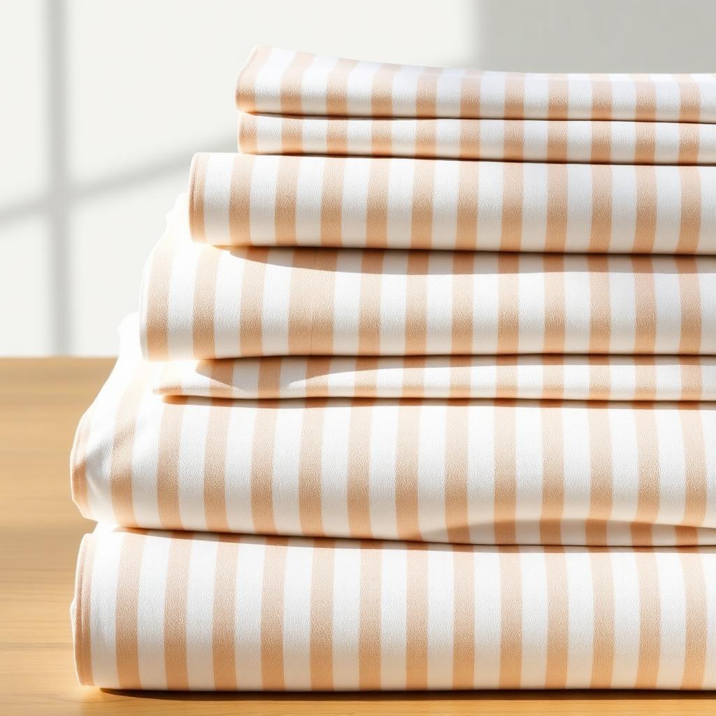 Striped Percale Sheet Set