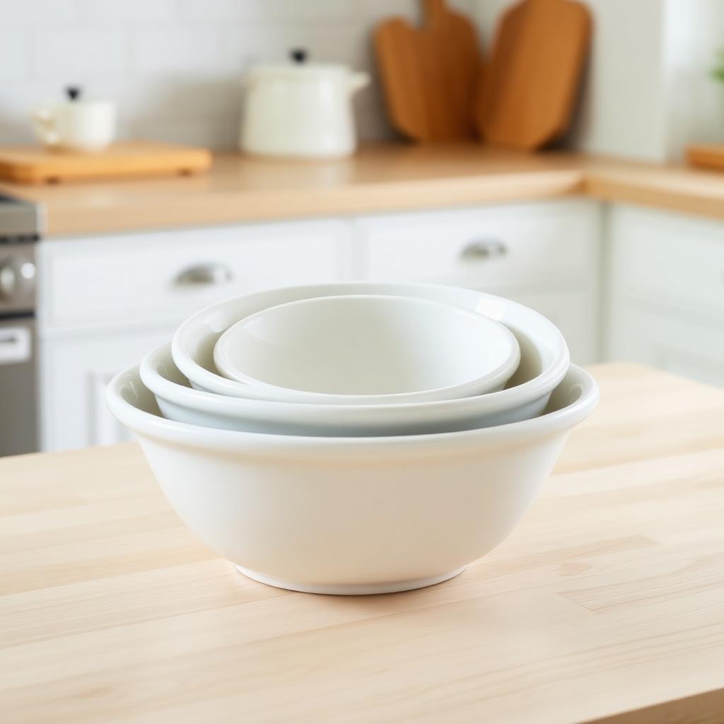 Stoneware Mixing Bowls Set of 3